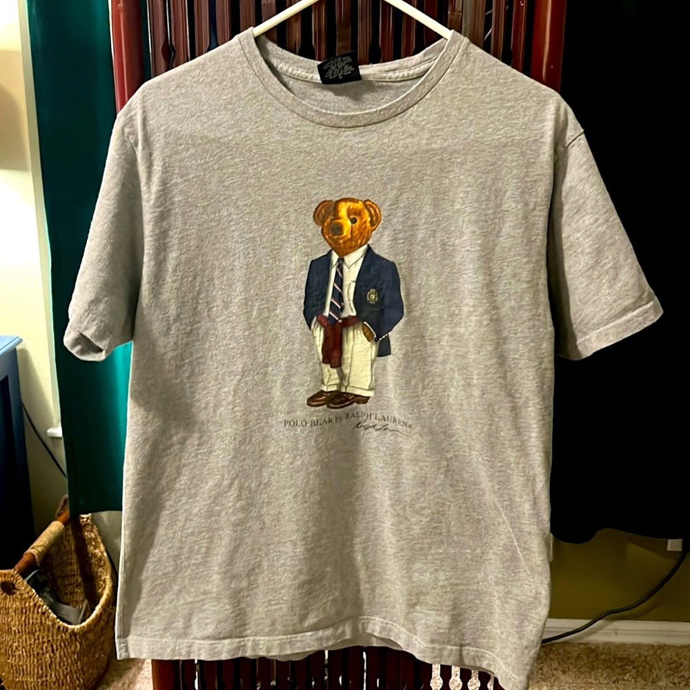 Vintage Polo Ralph Lauren Bear tee shirt. Size small (mens)